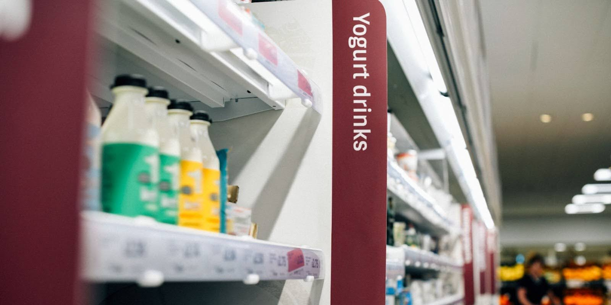 product displayed in an aisle